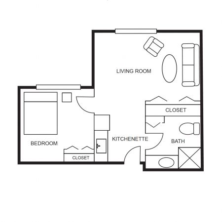 One Bedroom Apartment