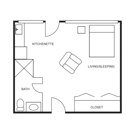 Studio Apartment